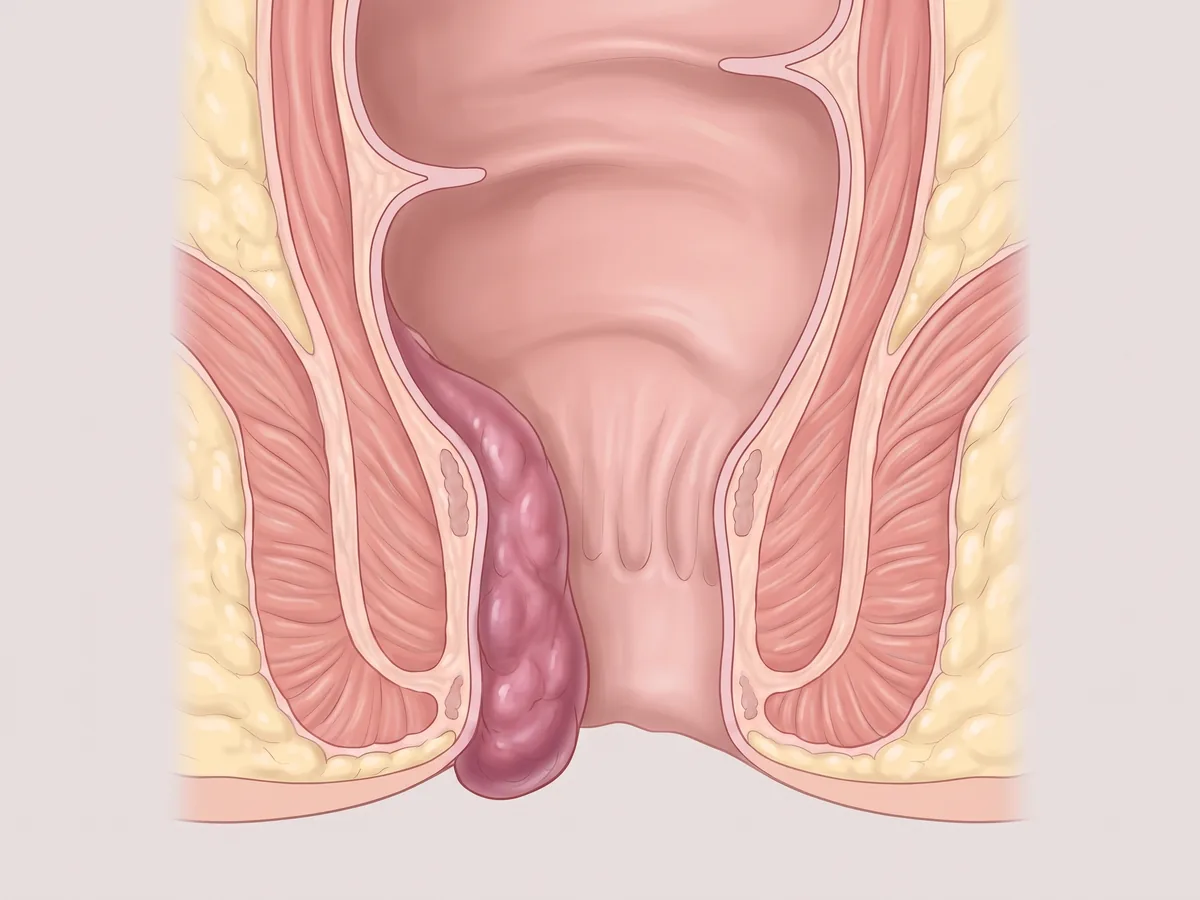 Hemoroid 3. evre: anal kanalın kesitinde hemoroid dışarı çıkar ve elle içeri alınır.